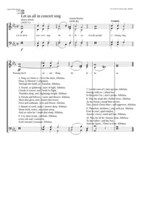Let us all in concert sing