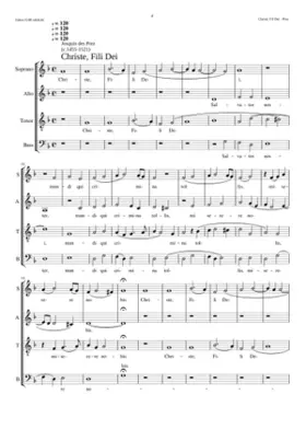 Christe fili Dei