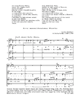 Ave sanctissima Maria