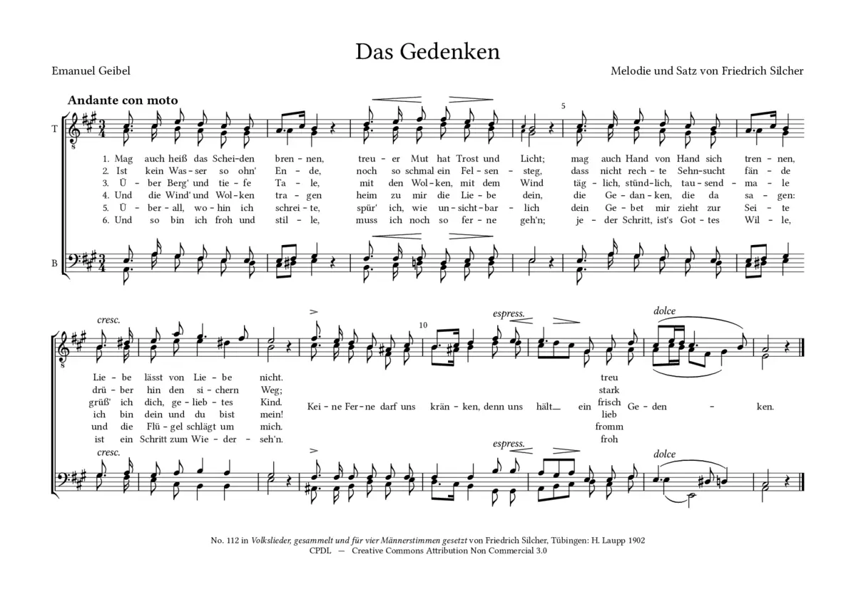 Das Gedenken - Page 1