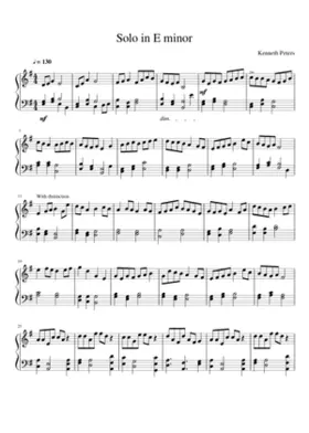 Solo in E minor