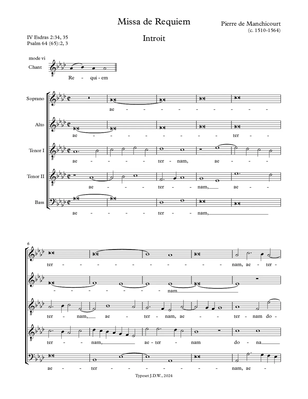 Missa de Requiem - Page 1