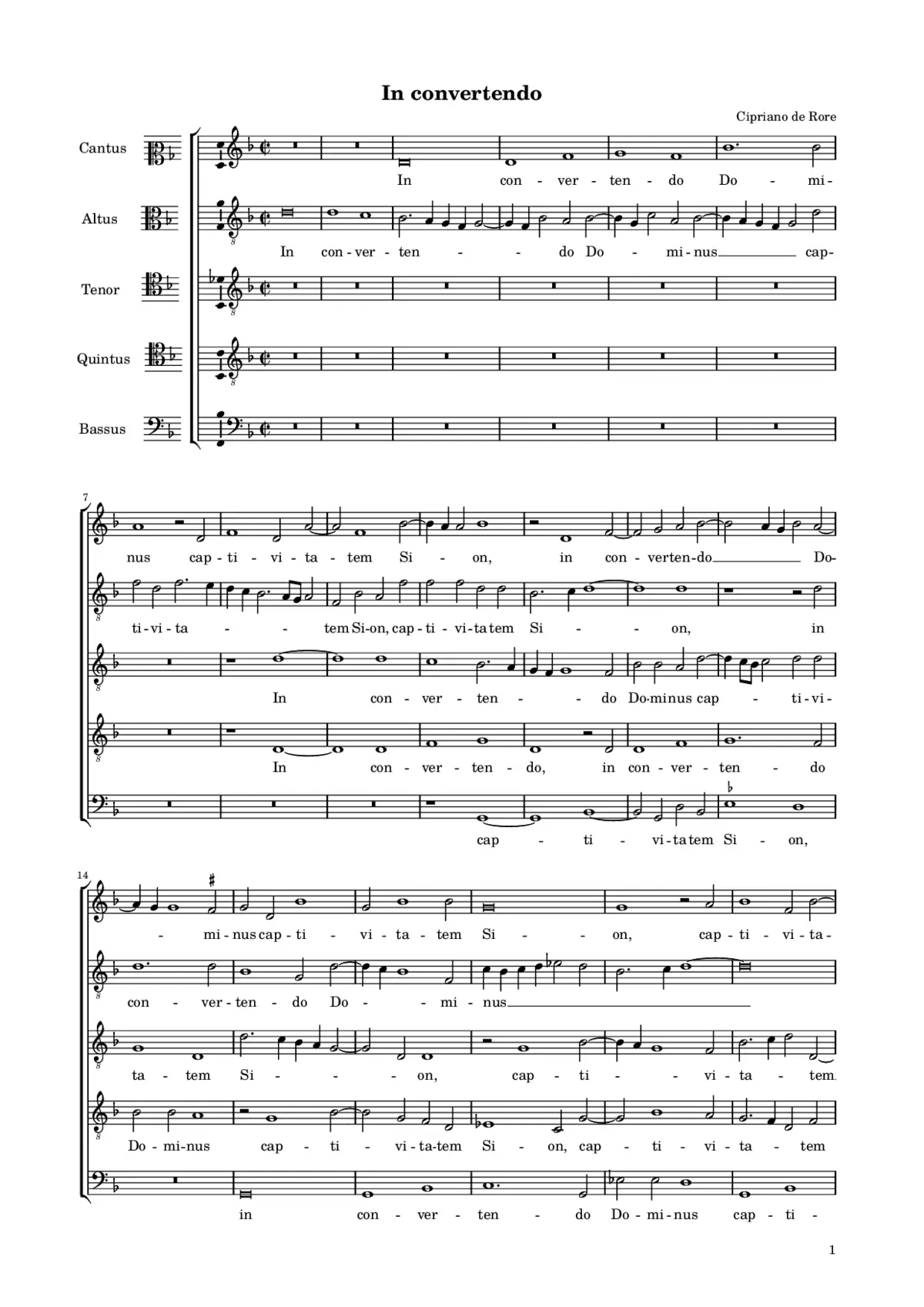 In convertendo - Page 1