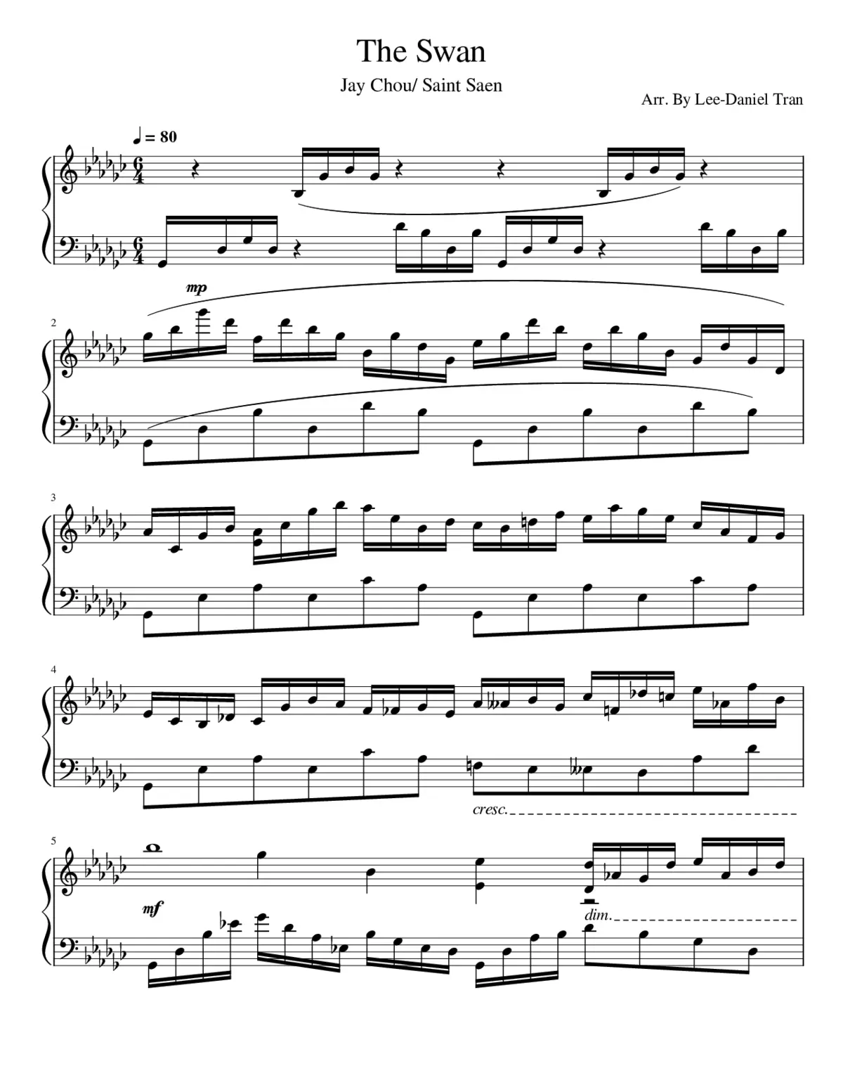 Le carnaval des animaux - Page 1