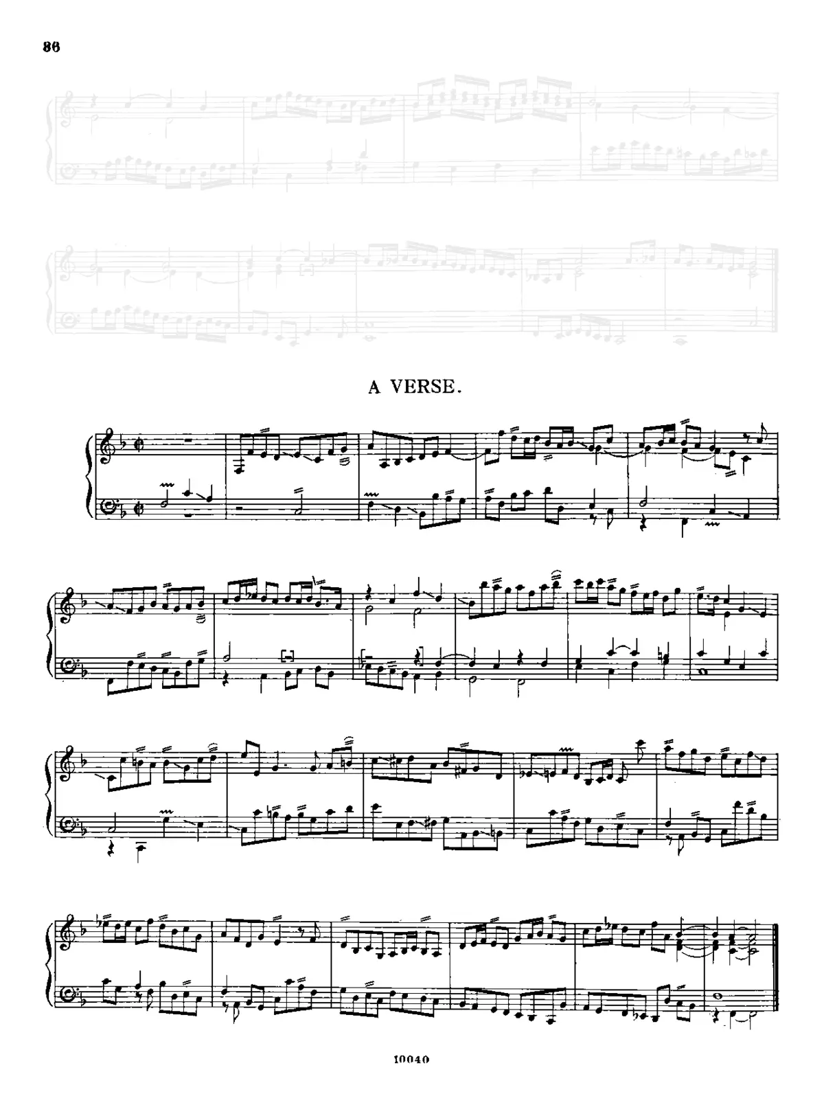 Verset in F major - Page 1