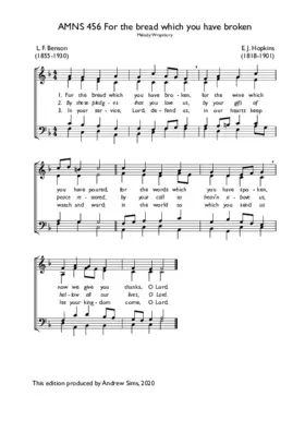 For the bread which you have broken