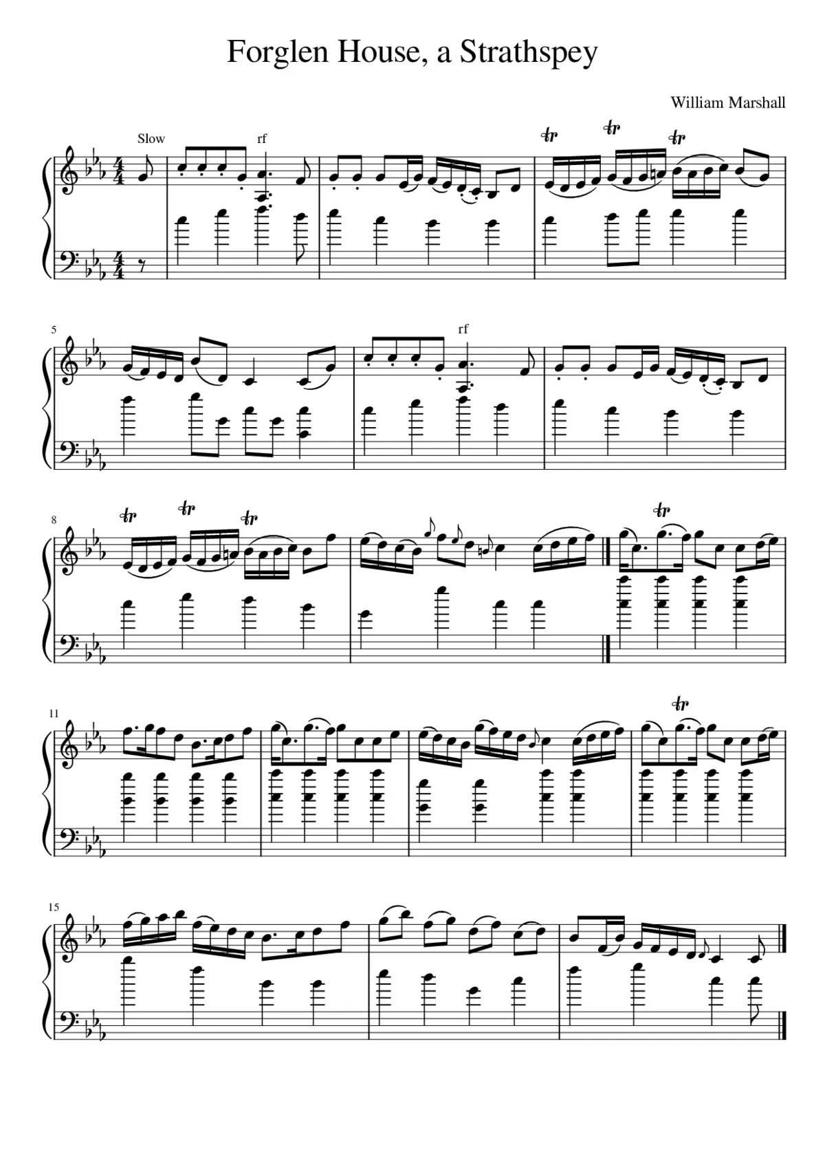 Forglen House a Strathspey - Page 1