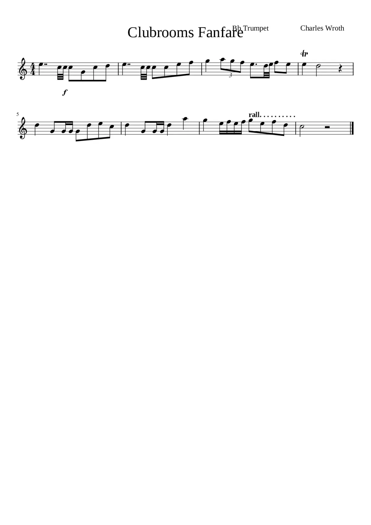 Fanfares - Page 1