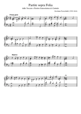 Partite sopra Folia F 2.16