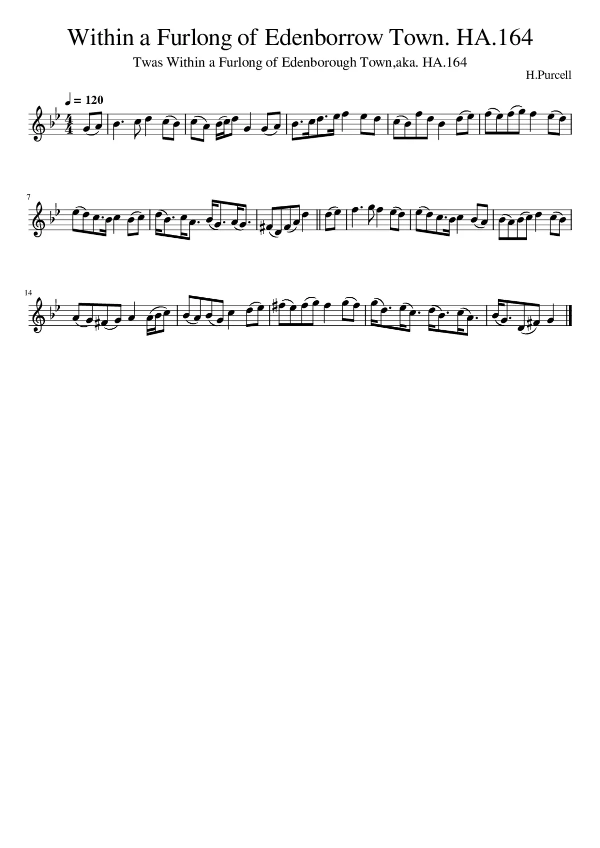 Within a Furlong of Edenborrow Town. HA.164 - Page 1