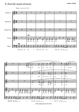 E d'un bel matin d'amore