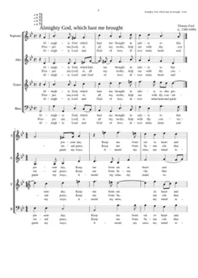 Almighty God who hast me brought