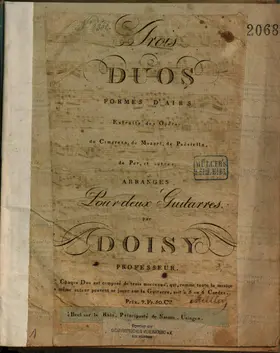 Trois duos formés d'airs