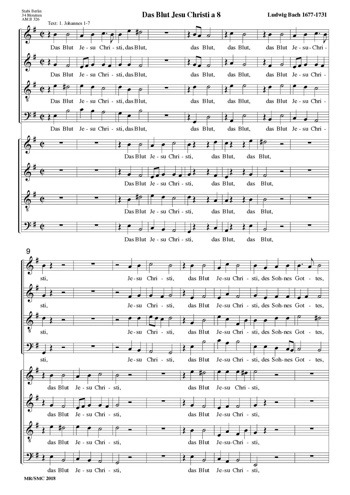 Das Blut Jesu Christi - Page 1
