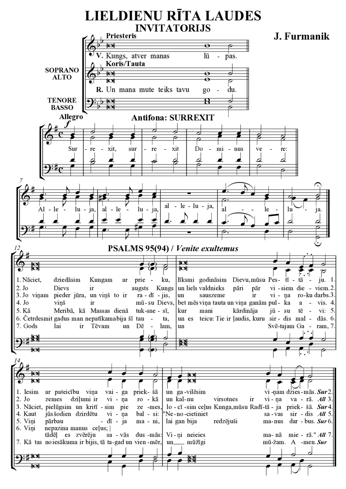 Lieldienu rīta Laudes - Page 1