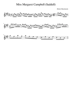 Miss Margaret Campbell (Saddell)