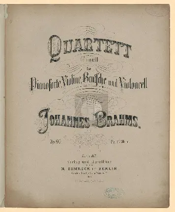 Piano Quartet No.3 - Page 1