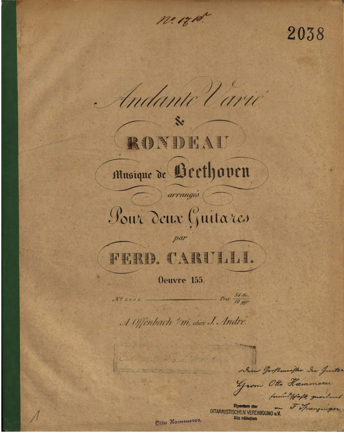 Andante Varié & Rondeau - Page 1