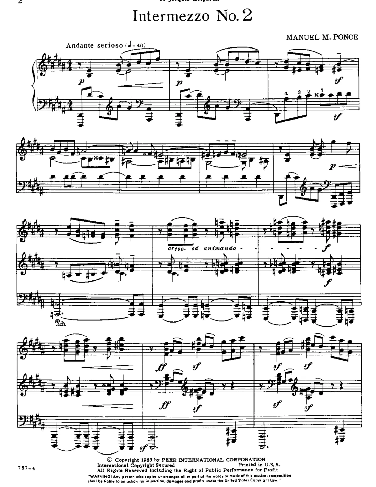 Intermezzo No.2 - Page 1