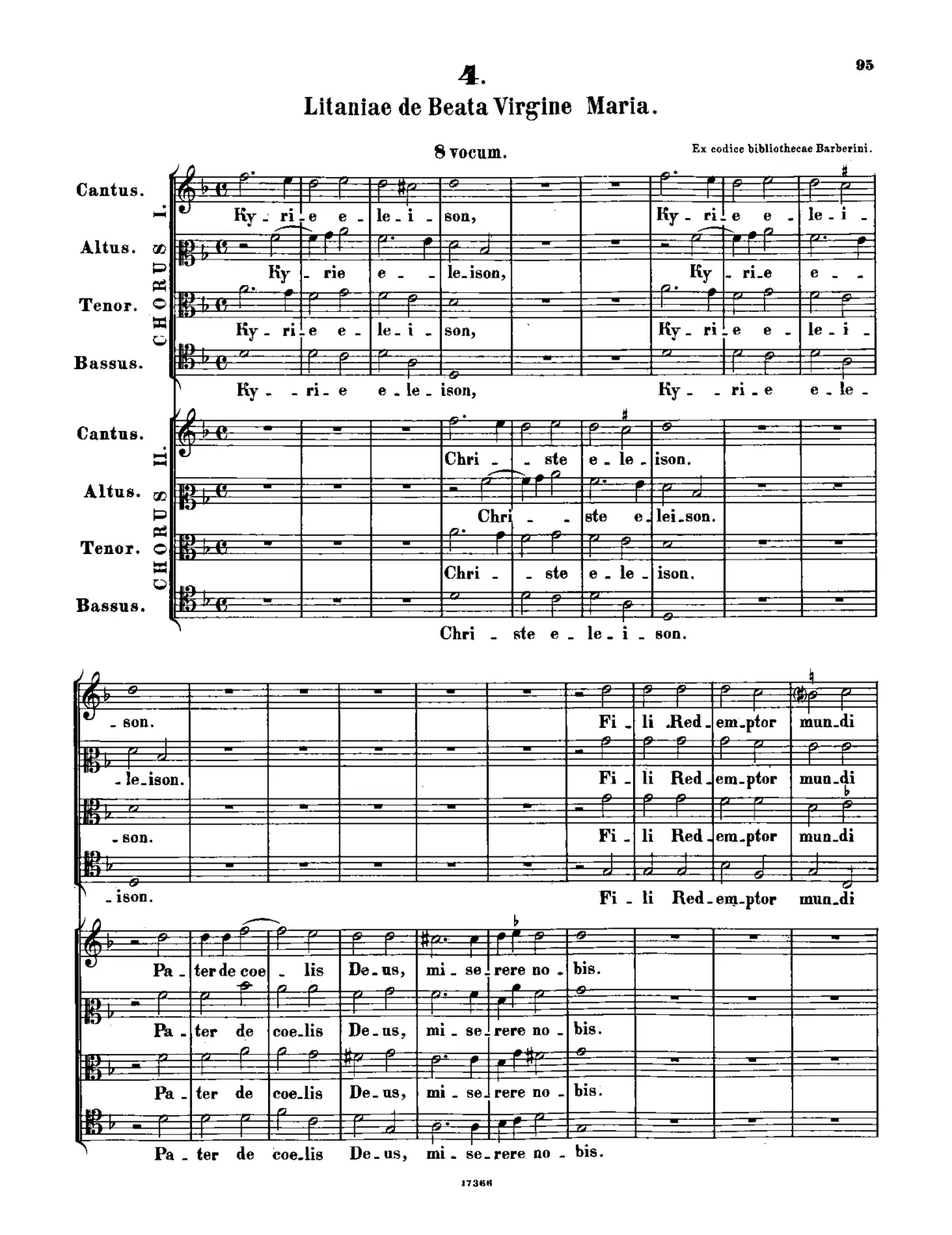 Litaniae de Beata Maria Virgine - Page 1