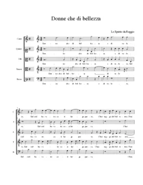 Donne che di bellezza