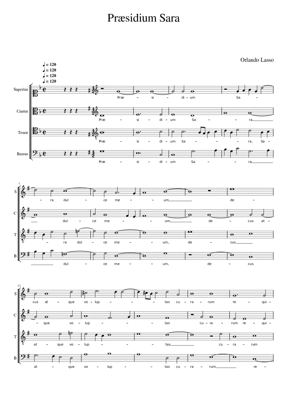 Præsidium Sara - Page 1