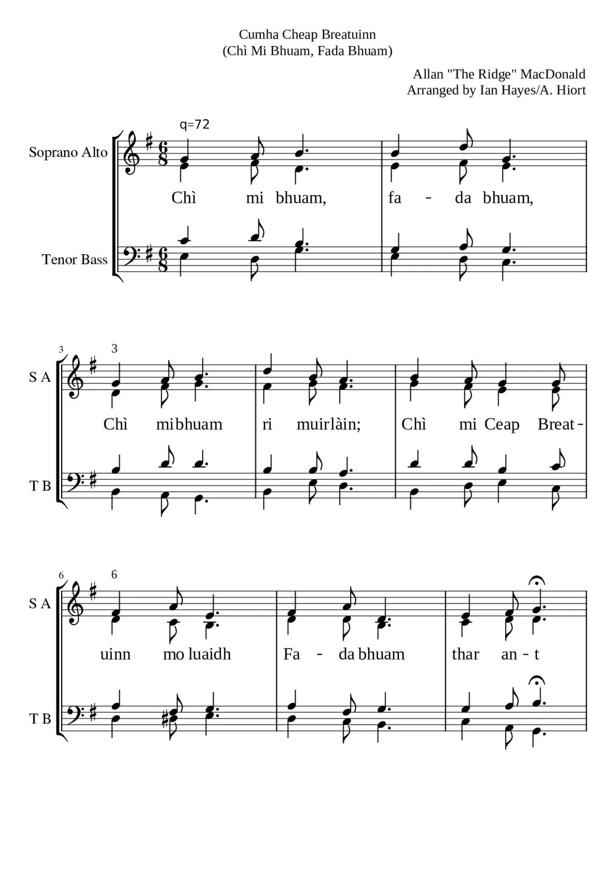 Cumha Cheap Breatainn - Page 1