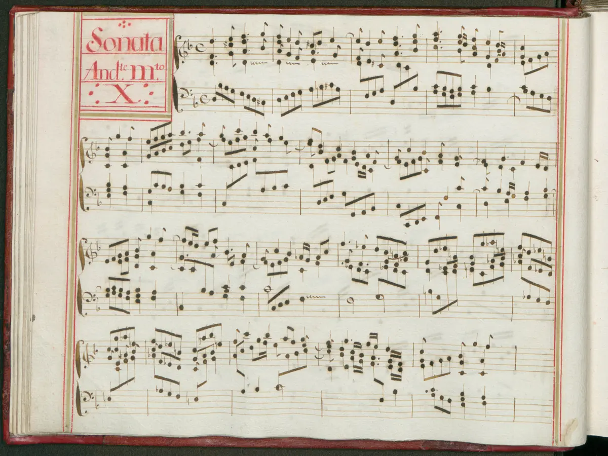 Keyboard Sonata in D minor - Page 1