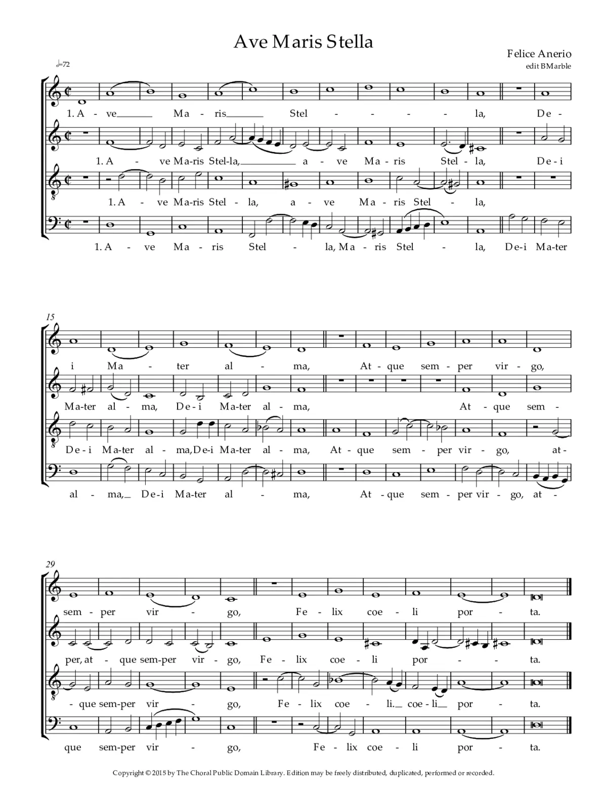 Ave maris stella - Page 1