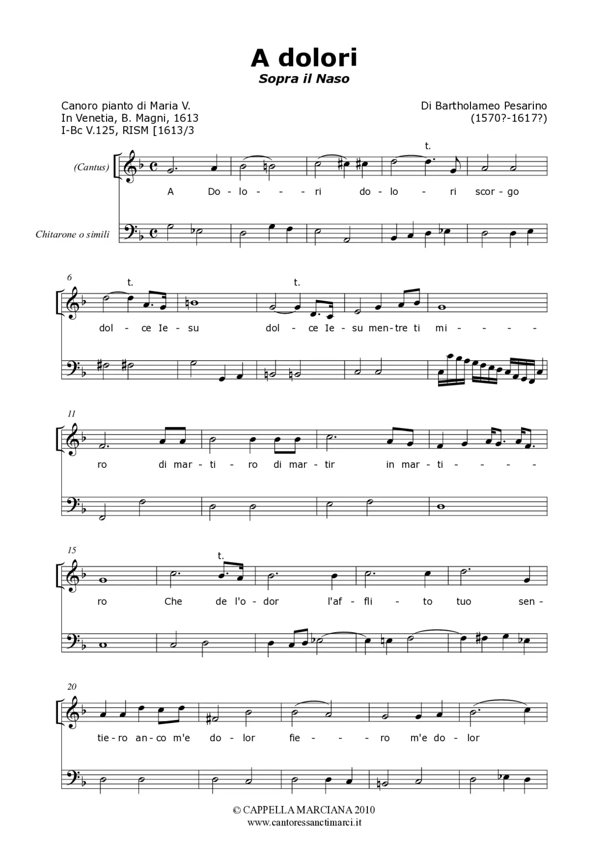 A dolori - Page 1