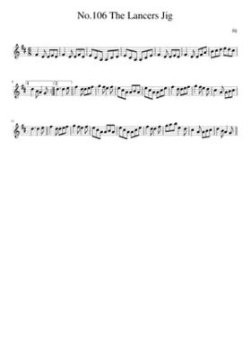No.106 The Lancers Jig