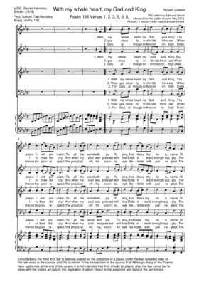 With my whole heart, my God and King