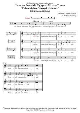 In exitu - Mixtus tonus falsibordoni