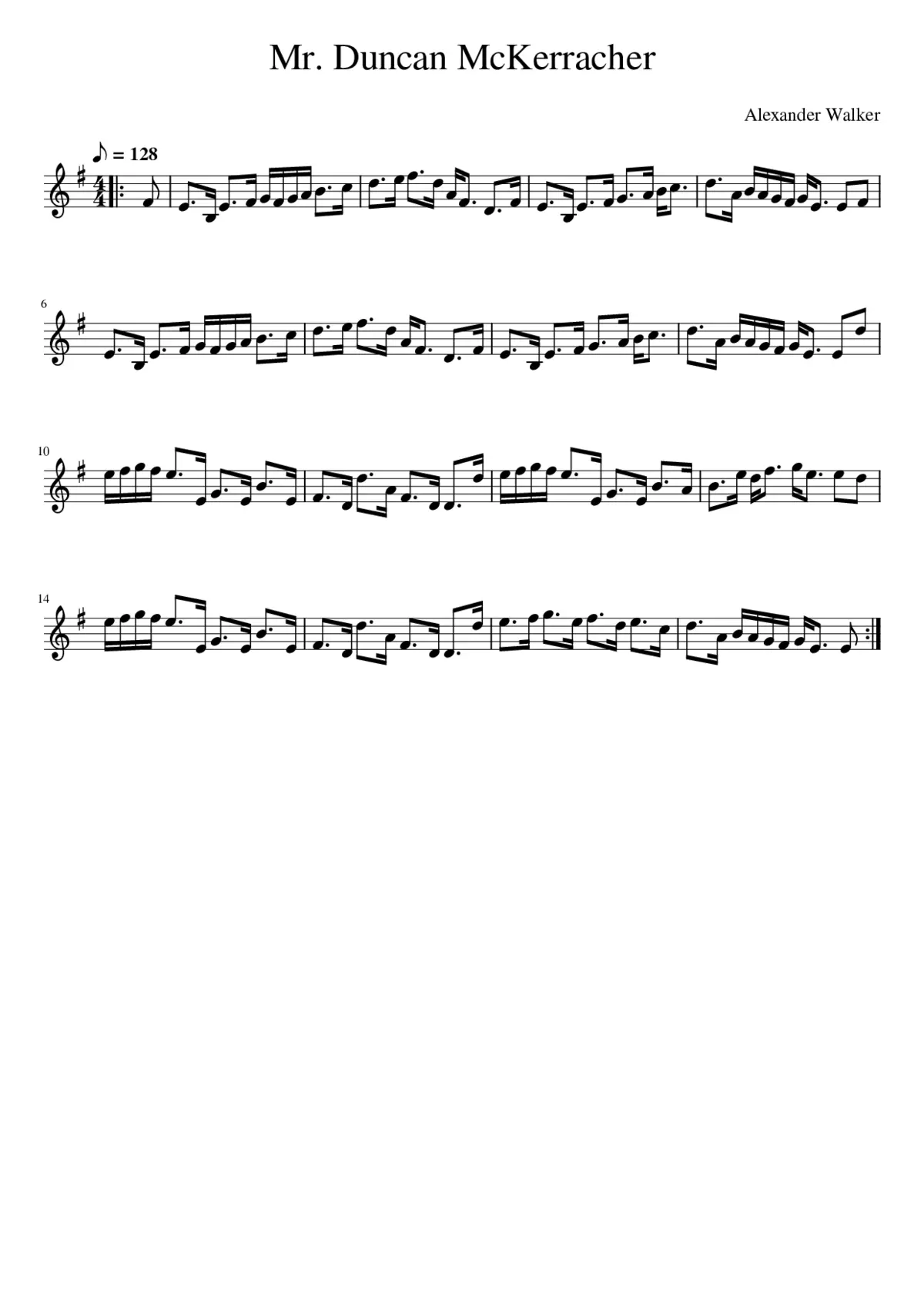 Mr. Duncan McKerracher - Page 1