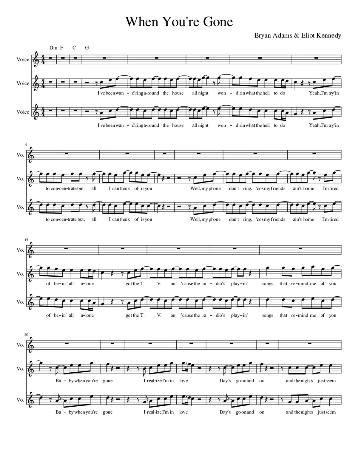 When You're Gone - Page 1