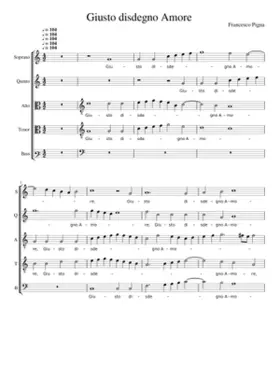 Giusto disdegno Amore