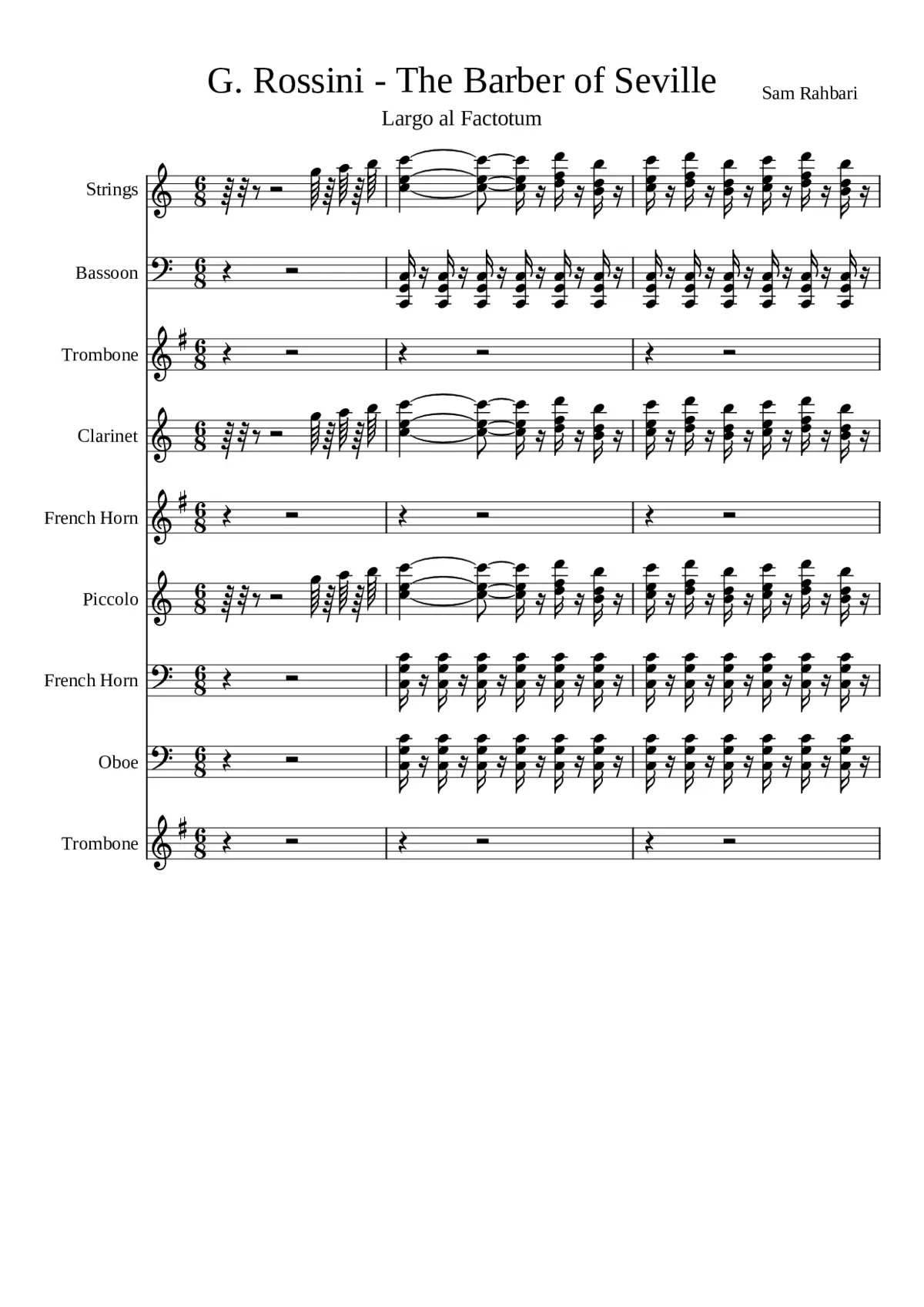 Il barbiere di Siviglia - Page 1