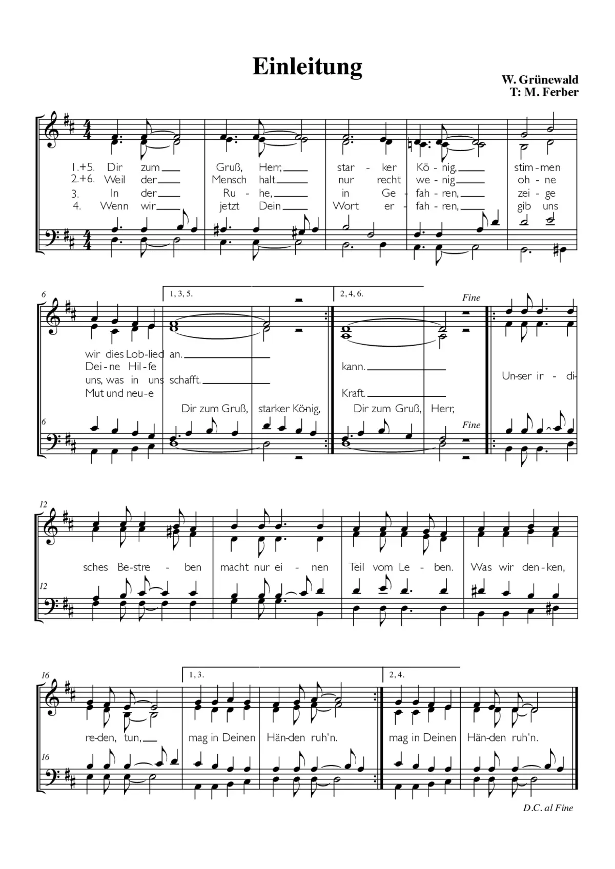 Deutsche Messe - Zimmermann - Page 1