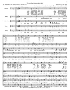 O you that hear this voice