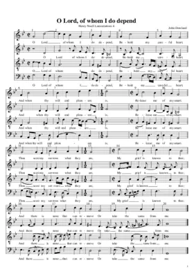 O Lord of whom I do depend