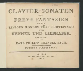2 Clavier-Sonaten, 2 Fantasien und 3 Rondos für Kenner und Liebhaber