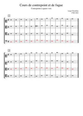 Cours de contrepoint et de fugue