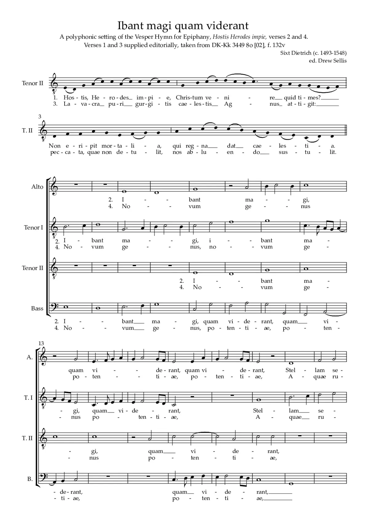 Ibant magi quam viderant - Page 1