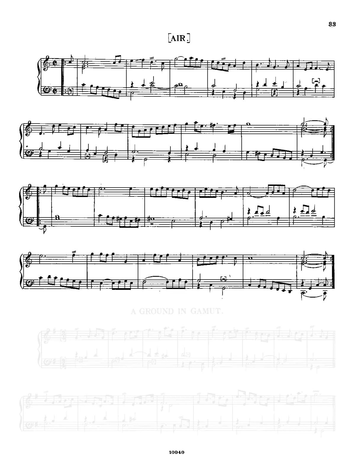 Suite in C major - Page 1