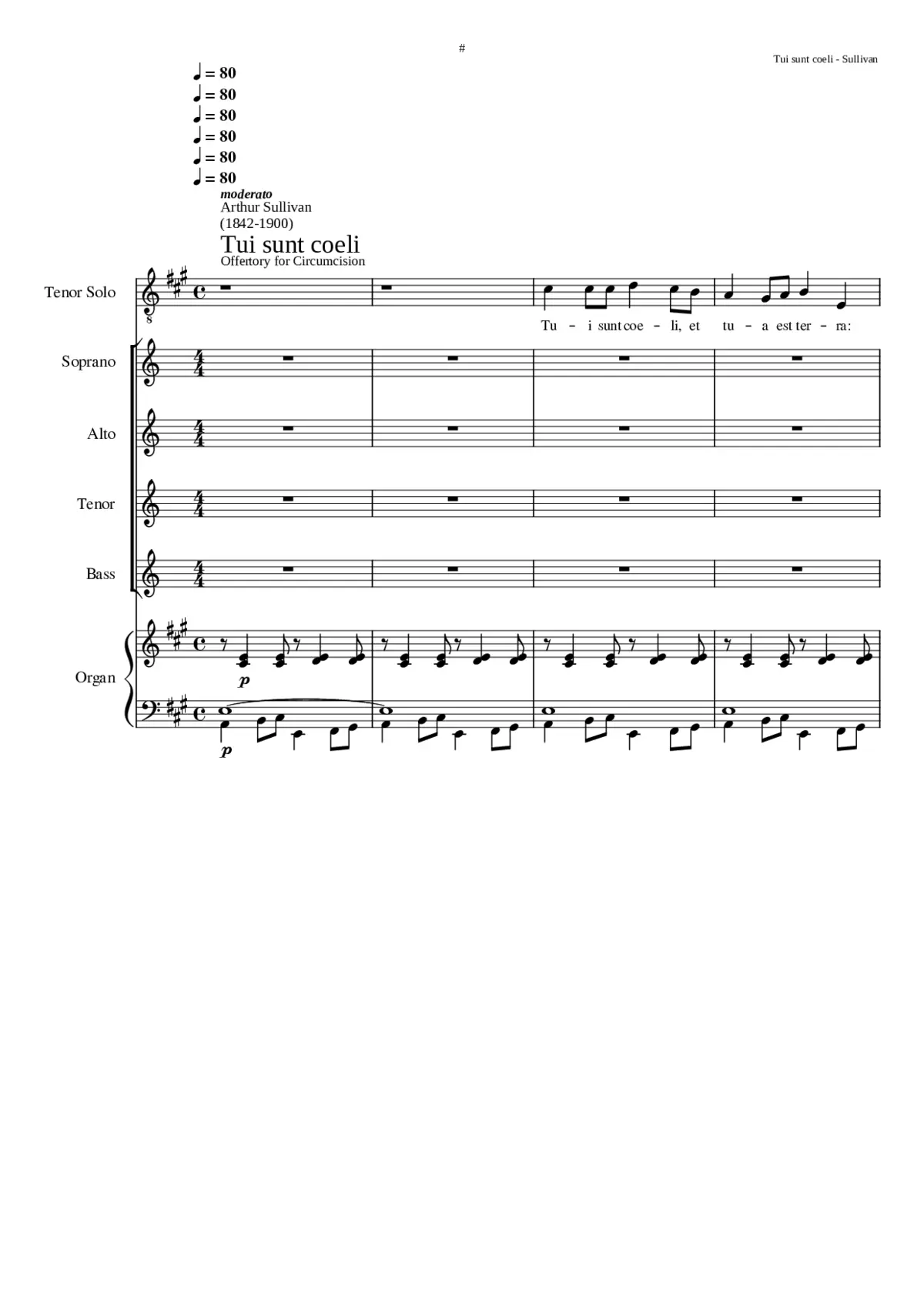 Tui sunt coeli - Page 1