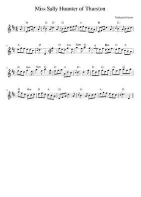 Miss Sally Huunter of Thurston