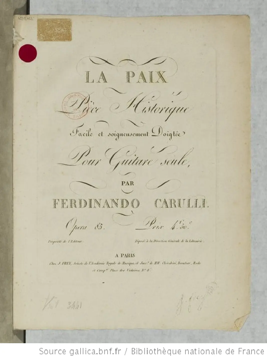 La paix, pièce historique facile - Page 1