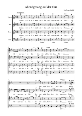 Abendgesang auf der Flur