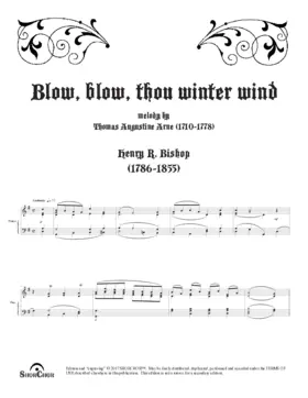 Blow, blow, thou winter wind