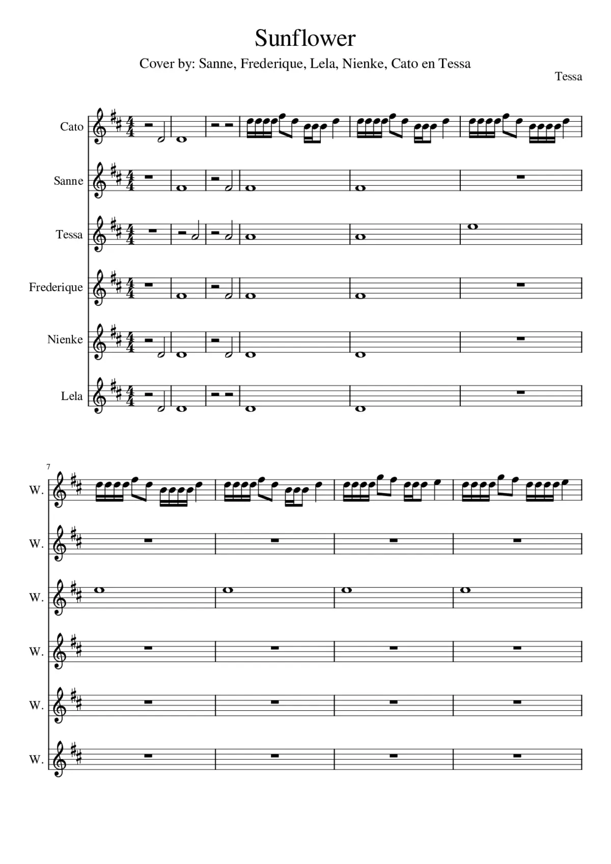 sunflower - Page 1